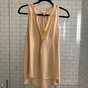 Joie Peach silk tank